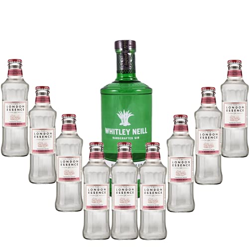 Pack gintonic -Whitley Neill – Aloe & Cucumber – 9 tonics London Essence Ginger Beer von Wine And More