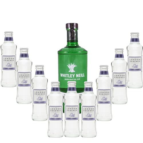 Pack gintonic -Whitley Neill – Aloe & Cucumber – 9 tonics London Essence Grapefruit&Rosemary von Wine And More