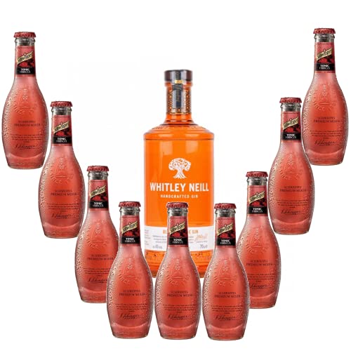 Pack gintonic -Whitley Neill – Blood Orange – 9 tonics Scheweppes Hibiscus von ProvencePremiumRosé