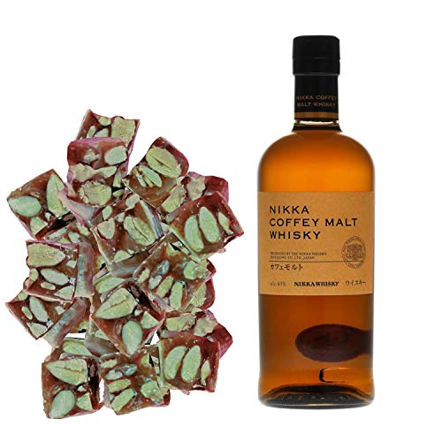 Sortiment Nikka - Coffey Malt Whisky & 150 g weiche schwarze Nougadets - Jonquier Deux Frères von Wine And More