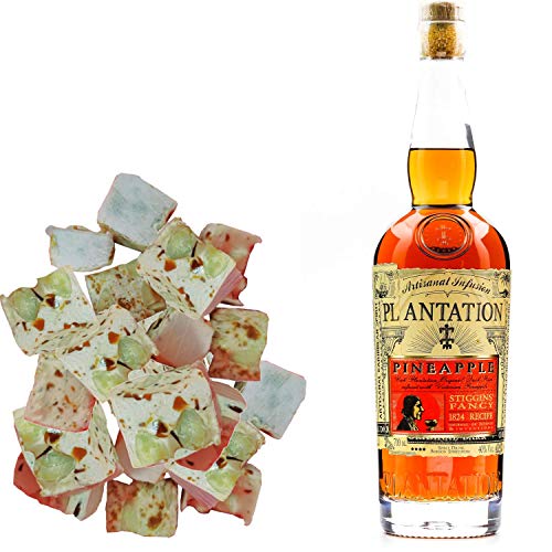 Sortiment Plantage Rum - Ananas Stiggins Fancy Rum & 150g Karamell Nougadets - Jonquier Deux Frères von Wine And More