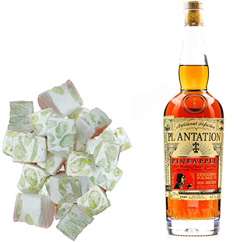 Sortiment Plantage Rum - Pineapple Stiggins Fancy Rum & 150 g Kokosnuss-Nougadets - Jonquier Deux Frères von Wine And More