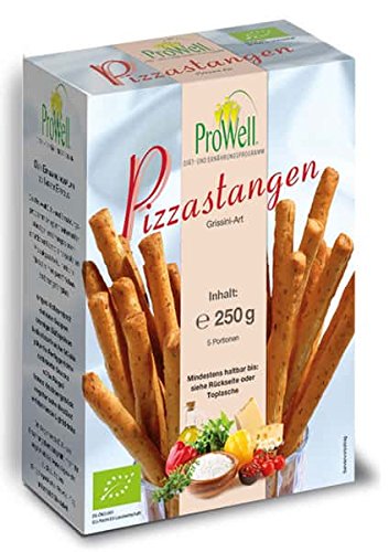 ProWell Diät- und Ernährungsprogramm - Pizzastangen Grissini-Art - 250 g (5 Portionen) von Prowell