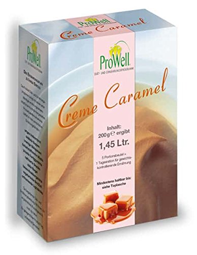 ProWell Diät- und Ernährungsprogramm - Creme Caramel - 200 g (5 Portionen) von Prowell