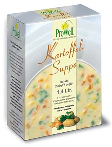 ProWell Diät- und Ernährungsprogramm - Kartoffelsuppe - 225 g (5 Portionen) von Prowell