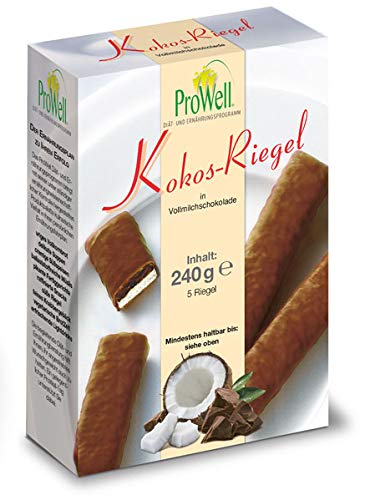 ProWell Diät- und Ernährungsprogramm - Kokos-Riegel in Vollmilchschokolade von Prowell