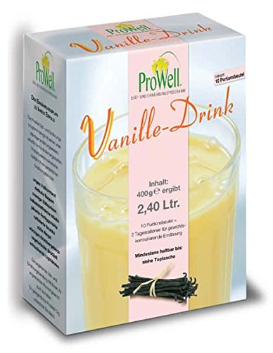 ProWell Diät- und Ernährungsprogramm - Vanille-Drink - 400 g (10 Portionen) von Prowell
