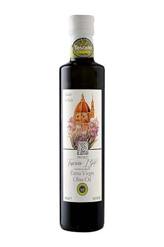 Pruneti Toscano Florence Hills | Medium 2023-24 frisches italienisches Olivenöl extra nativ aus der Toskana, Italien, PGI-IGP-zertifizierter Ursprung, Polyphenolreich + 400 mg/kg, erstmals Pruneti Toscano Florence Hills | Medium 2023-24 frisches italienisches Olivenöl extra nativ aus der Toskana, Italien, PGI-IGP-zertifizierter Ursprung, Polyphenolreich + 400 mg/kg, erstmals von Pruneti