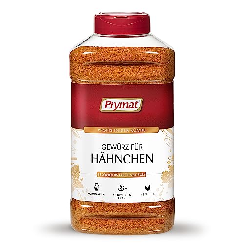 Prymat Hähnchengewürz 1100g, Gewürzmischung für Huhn, Truthahn, Ente, Gans, Grillgewürze, Marinade für Fleisch im Streuer Prymat Hähnchengewürz 1100g, Gewürzmischung für Huhn, Truthahn, Ente, Gans, Grillgewürze, Marinade für Fleisch im Streuer von Prymat