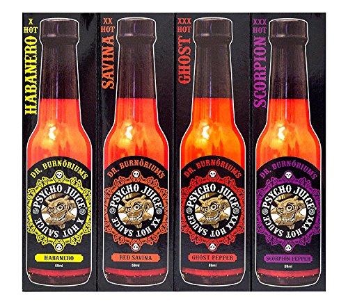 Psycho Juice Mini Vier Pack - 4 x 59 ml Flaschen von Psycho Juice