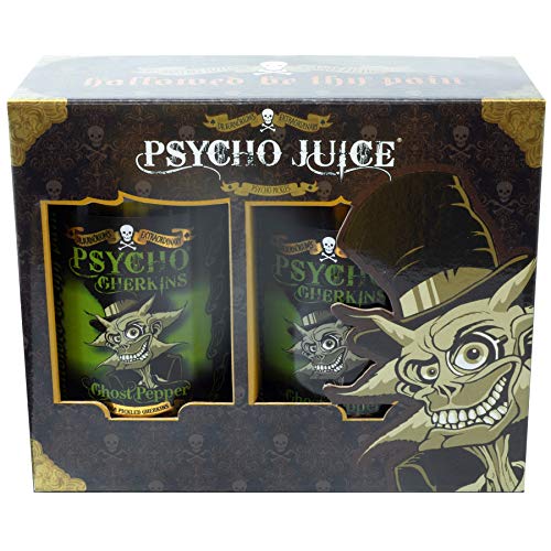 Psycho Juice Pickle Geschenkbox Combo 3 (Gherkins) von Psycho Juice