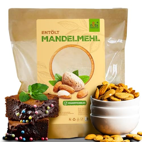 Mandelmehl entölt 1 kg, glutenfrei 100% natürliches mandelmehl entölt low carb Mandelmehl entölt 1 kg, glutenfrei 100% natürliches mandelmehl entölt low carb von PuNuts Production