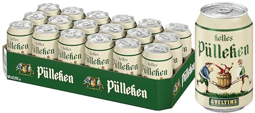 Helles Pülleken, EINWEG (18 x 0.33 l Dose) von Pülleken