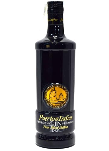 Puerto De Indias Seca Pure Black Edition Gin (1 x 0.7 l) von Puerto de Indias