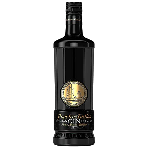 Puerto De Indias Seca Pure Black Edition Gin (1 x 0.7 l) von Puerto de Indias