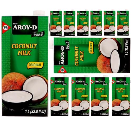 AROY-D Kokosnussmilch Kokosnussmilch Milch 1000 Mililiter x 12 Stück mit Pufai Lebensmittelgeschäft AROY-D Kokosnussmilch Kokosnussmilch Milch 1000 Mililiter x 12 Stück mit Pufai Lebensmittelgeschäft von Pufai