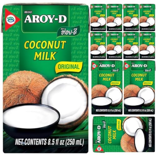 AROY-D Kokosnussmilch Kokosnussmilch Milch 250 Mililiter x 12 Stück mit Pufai Lebensmittelgeschäft AROY-D Kokosnussmilch Kokosnussmilch Milch 250 Mililiter x 12 Stück mit Pufai Lebensmittelgeschäft von Pufai