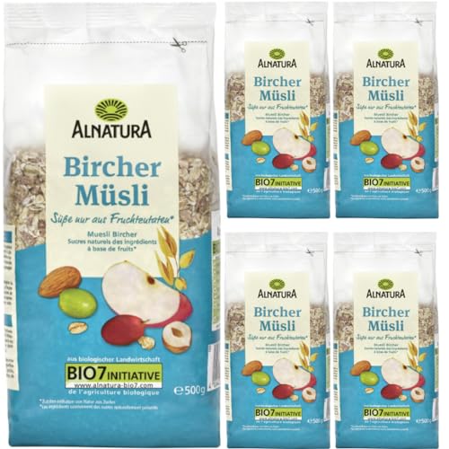 Alnatura Bircher Müsli Cornflakes Cerealien 500 gramm x 5 STÜCK Alnatura Bircher Müsli Cornflakes Cerealien 500 gramm x 5 STÜCK von Pufai