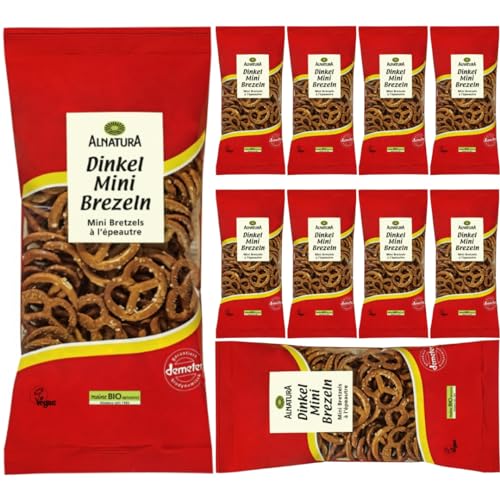 Alnatura Dinkel Mini Brezeln Cracker Keks 75 Gramm x 10 STÜCK Tüte mit pufai Alnatura Dinkel Mini Brezeln Cracker Keks 75 Gramm x 10 STÜCK Tüte mit pufai von Pufai