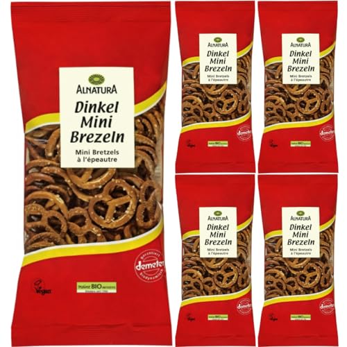 Alnatura Dinkel Mini Brezeln Cracker Keks 75 Gramm x 5 STÜCK Tüte mit pufai Alnatura Dinkel Mini Brezeln Cracker Keks 75 Gramm x 5 STÜCK Tüte mit pufai von Pufai