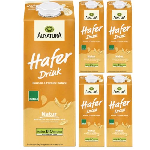 Alnatura Hafer Drink Natur 1000 milliliter x 5 Stück von Pufai