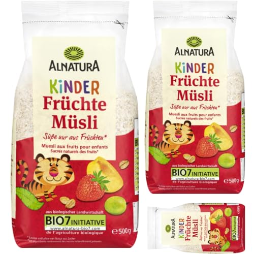 Alnatura Kinder Früchte Müsli Cornflakes Cerealien 500 gramm x 3 STÜCK Alnatura Kinder Früchte Müsli Cornflakes Cerealien 500 gramm x 3 STÜCK von Pufai