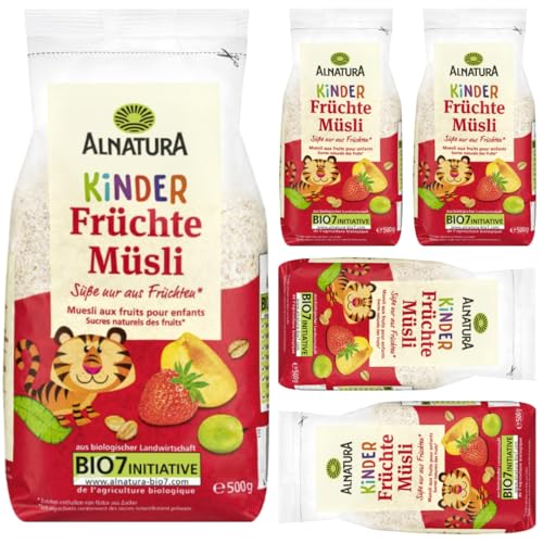 Alnatura Kinder Früchte Müsli Cornflakes Cerealien 500 gramm x 5 STÜCK Alnatura Kinder Früchte Müsli Cornflakes Cerealien 500 gramm x 5 STÜCK von Pufai