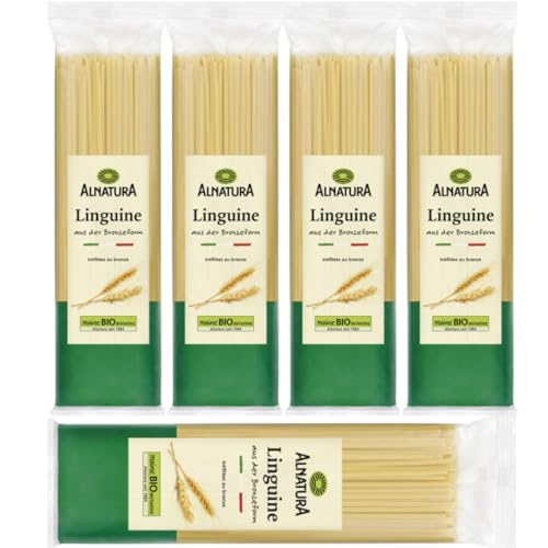 Alnatura Linguine No. 13 Spaghetti pasta 500 gramm X 5 STÜCK von Pufai