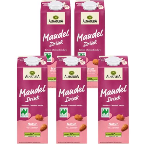 Alnatura Mandel Drink ungesüßt Ein veganer, ungesüßter Mandeldrink in Naturland-Qualität 1 lt x 5 STÜCK Alnatura Mandel Drink ungesüßt Ein veganer, ungesüßter Mandeldrink in Naturland-Qualität 1 lt x 5 STÜCK von Pufai