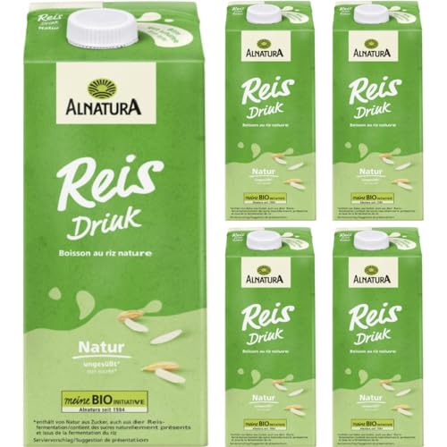 Alnatura Reis Drink ungesüßt 1000 milliliter x 5 Stück von Pufai