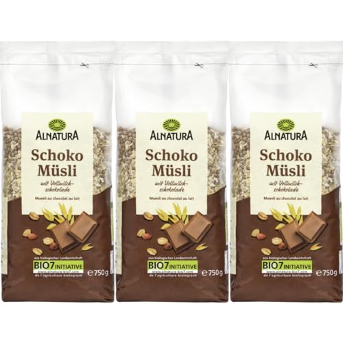 Alnatura Schoko Müsli Cornflakes Cerealien 750 gramm x 3 STÜCK Alnatura Schoko Müsli Cornflakes Cerealien 750 gramm x 3 STÜCK von Pufai
