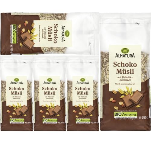 Alnatura Schoko Müsli Cornflakes Cerealien 750 gramm x 5 STÜCK Alnatura Schoko Müsli Cornflakes Cerealien 750 gramm x 5 STÜCK von Pufai
