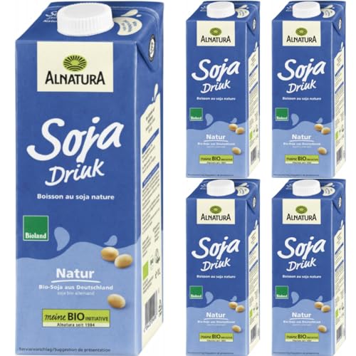 Alnatura Soja Drink ungesüßt SojaDrink 1000 milliliter x 5 Stück von Pufai