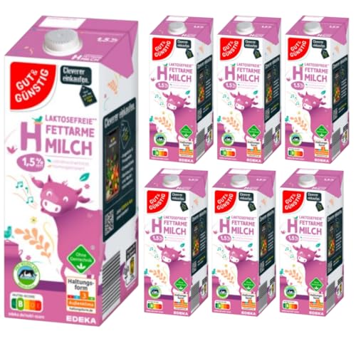 GTT Laktosefreie Haltbare Milch 1,5% Fett Milch 1000 mililiter X 7 STÜCK GTT Laktosefreie Haltbare Milch 1,5% Fett Milch 1000 mililiter X 7 STÜCK von Pufai
