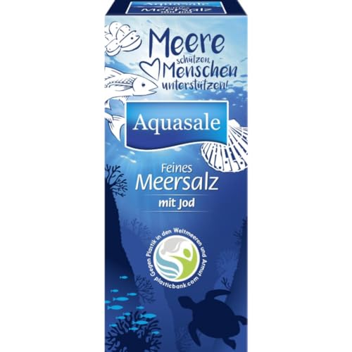 Aquasale Meersalz mit Jod fein 500 gramm Aquasale Meersalz mit Jod fein 500 gramm von Pufai