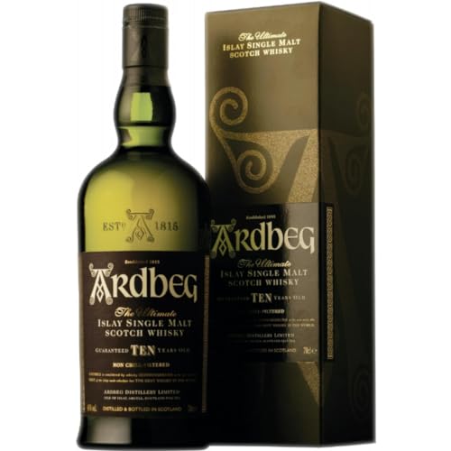 Ardbeg Islay Single Malt Scotch Whisky 10 Jahre 46% Vol. 700 Milliliter von Pufai