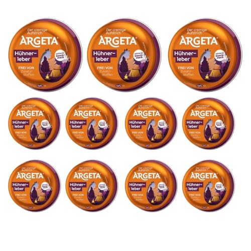 Argeta Hühnerleberpaste, Hühnerleber-Aufstrich Köstliche und Verpackte Leberkonserven 95 Gramm X 11 Packung Hühnerleber-Aufstrich Argeta Hühnerleberpaste, Hühnerleber-Aufstrich Köstliche und Verpackte Leberkonserven 95 Gramm X 11 Packung Hühnerleber-Aufstrich von Pufai