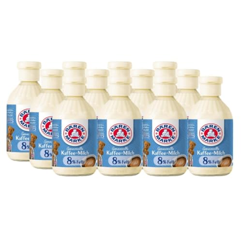 Bärenmarke Genussvolle Kaffee-Milch 8% Fett 340 milliliter x 12 Stück von Pufai