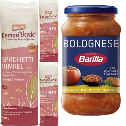 Barilla Nudelsauce Bolognese Soße Pasta-Sauce 400 gramm x 3 STÜCK von Pufai