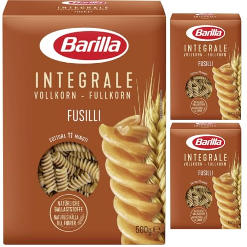Barilla Pasta Integrale Vollkorn Fussili pasta 500 gramm x 3 Stück Barilla Pasta Integrale Vollkorn Fussili pasta 500 gramm x 3 Stück von Pufai