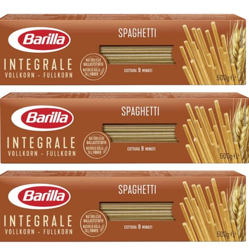 Barilla Pasta Integrale Vollkorn Spaghetti pasta 500 gramm x 3 Stück von Pufai