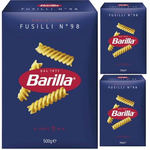 Barilla Pasta Nudeln Fusilli No 98 pasta 500 gramm x 3 Stück von Pufai