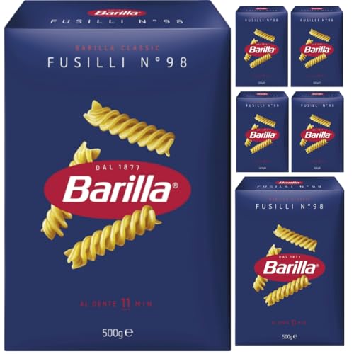 Barilla Pasta Nudeln Fusilli No 98 pasta 500 gramm x 6 Stück von Pufai