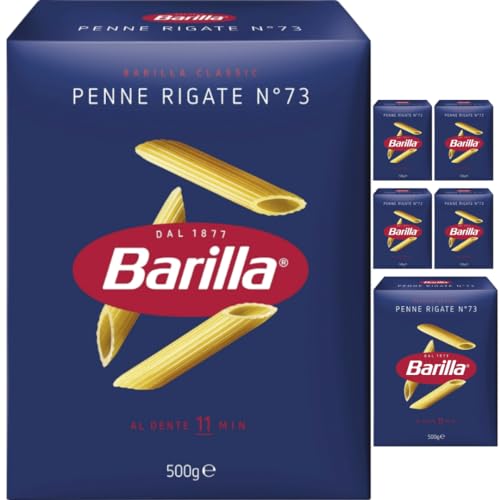 Barilla Pasta Nudeln Penne Rigate No 73 pasta 500 gramm x 6 Stück von Pufai