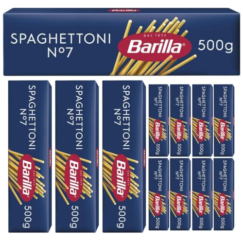 Barilla Spaghettoni No.7 Pasta Nudeln 500 gramm x 12 Stück von Pufai