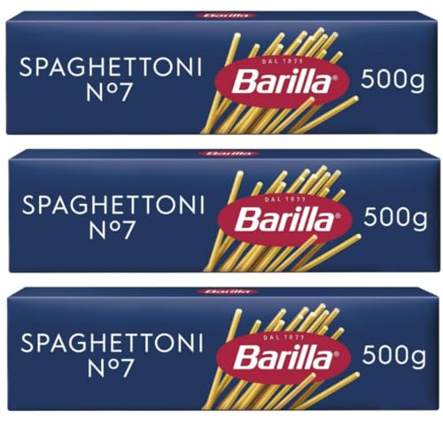Barilla Spaghettoni No.7 Pasta Nudeln 500 gramm x 3 Stück von Pufai