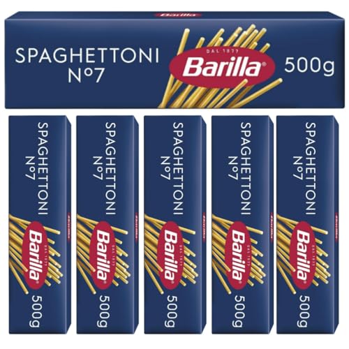 Barilla Spaghettoni No.7 Pasta Nudeln 500 gramm x 6 Stück von Pufai