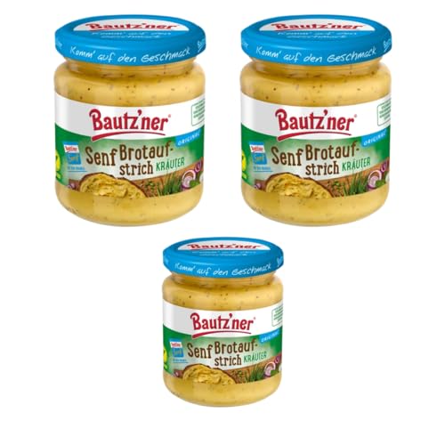 Senf-Brotaufstrich Kräuter 200ml x 3 stück von Pufai
