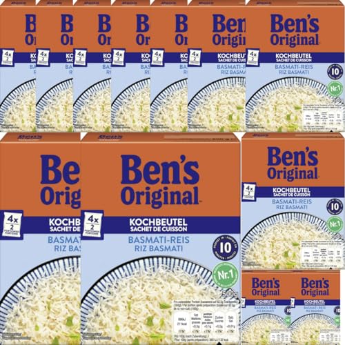 Ben's Original Basmati-Reis 500 gramm x 12 Stück von Pufai
