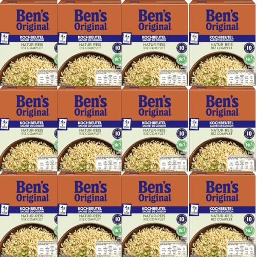 Ben's Original Natur-Reis 500 gramm x 12 Stück von Pufai